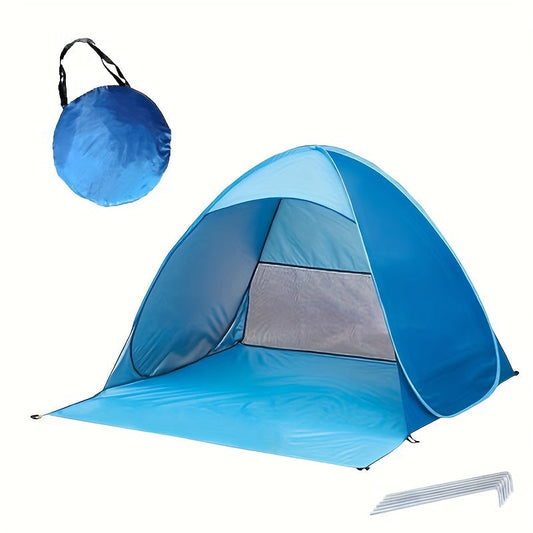 Pop-Up Beach Tent with UV Protection-0