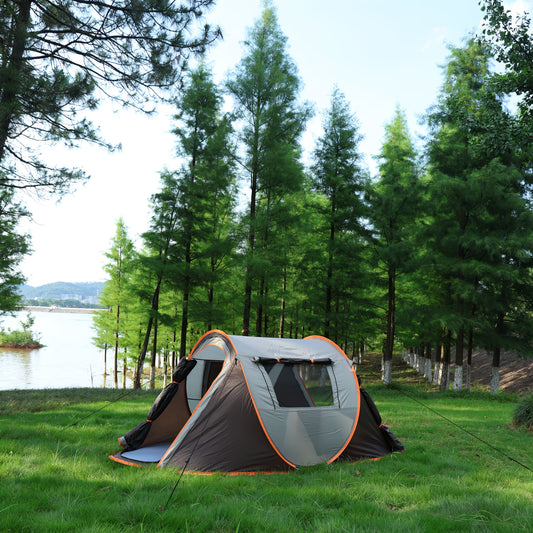 4-Person Automatic Pop-Up Tent for Camping-1