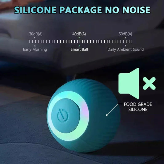 Interactive USB Rechargeable Cat Ball Toy-0
