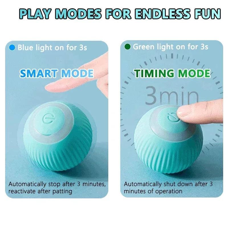 Interactive USB Rechargeable Cat Ball Toy-3