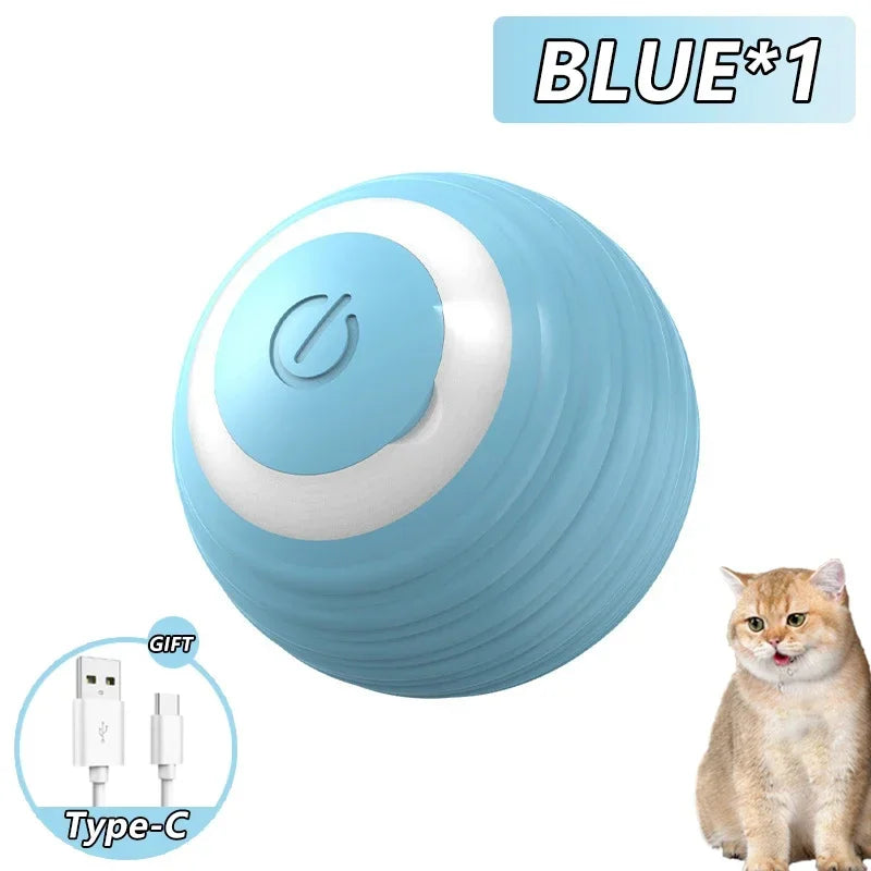 Interactive USB Rechargeable Cat Ball Toy-6