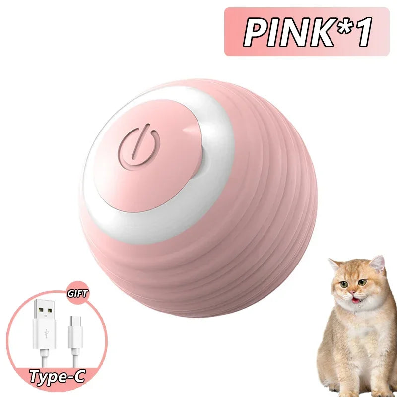 Interactive USB Rechargeable Cat Ball Toy-5